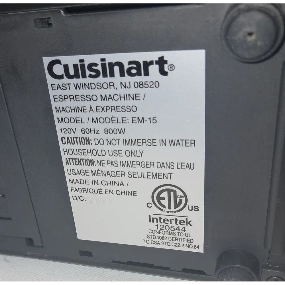 Cuisinart espresso defined
